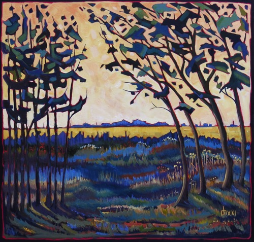 Emil's Corner, Baler CreeK
40 x 40 oil on canvas $3450 Emil's Corner, Baler CreeK
40 x 40 oil on canvas $3450